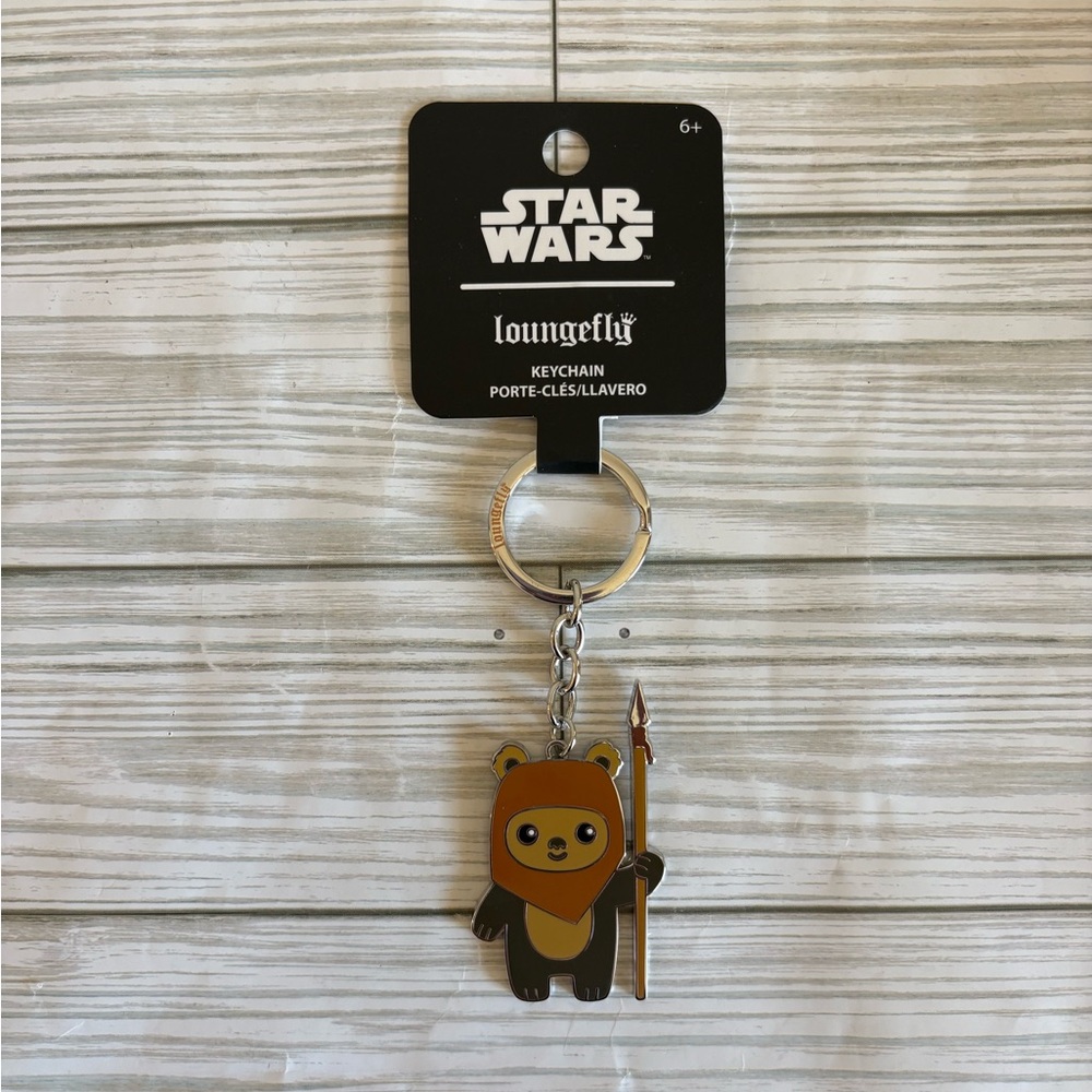 🤎Loungefly Star Wars Chibi Wicket Enamel Keychain - Picture 3 of 5